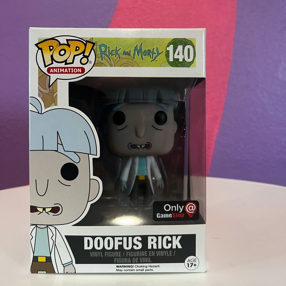 Rick And Morty Doofus Rick 140 Funko Pop